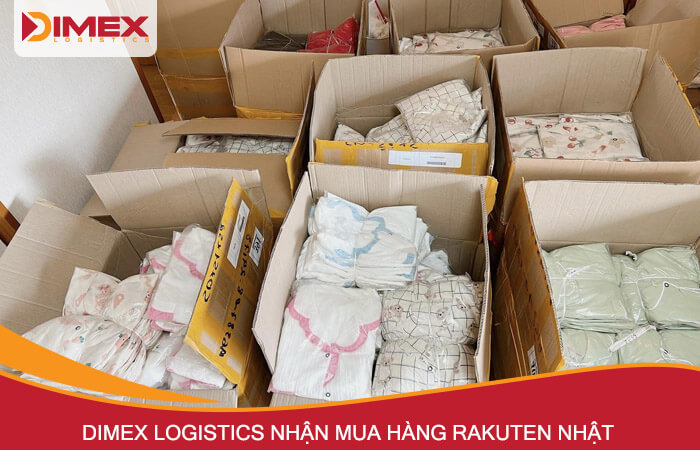 Dimex logistics nhận mua hộ hàng Rakuten Nhật