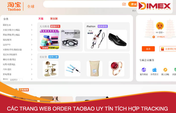 Trang web order taobao uy tín